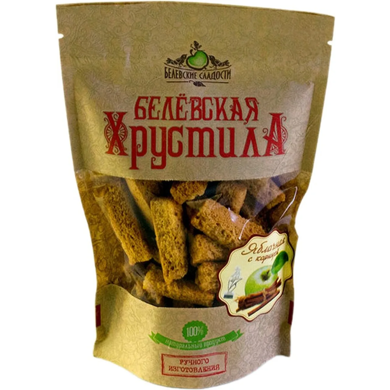 Белевская хрустила "Яблоко с Корицей" (Без сахара)