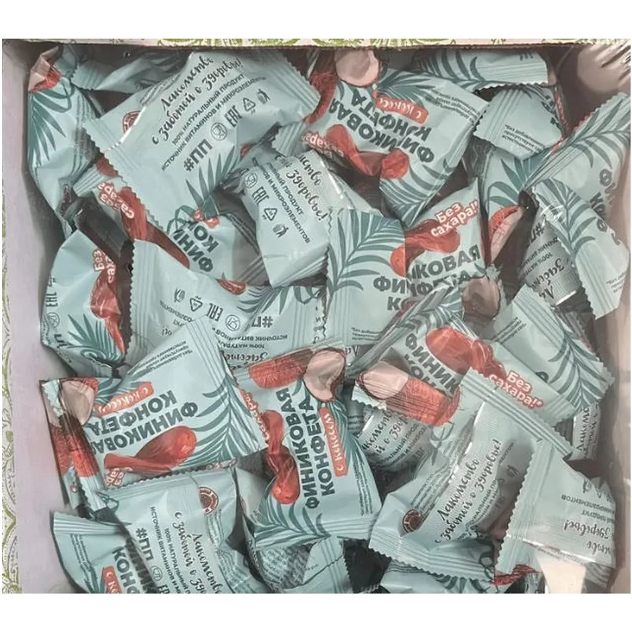 Финиковая конфета с кокосом (ЗОЖ)