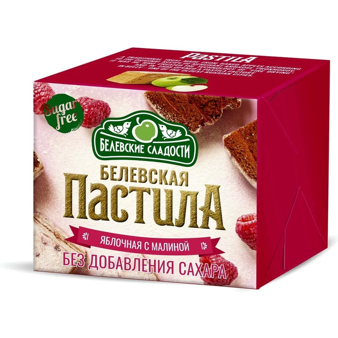 Пастила Белевская "Яблоко с Малиной" без сахара