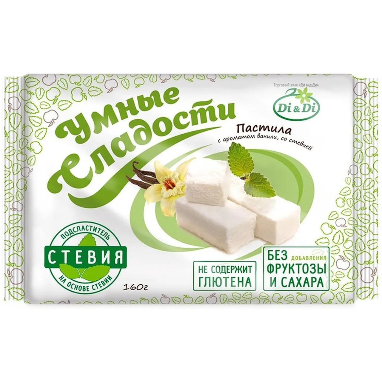 Пастила "Умные сладости" Ванильная (без сахара)